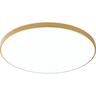 Plafon LED Veri - Złoty, 37cm - ZumaLine | Oświetlenie