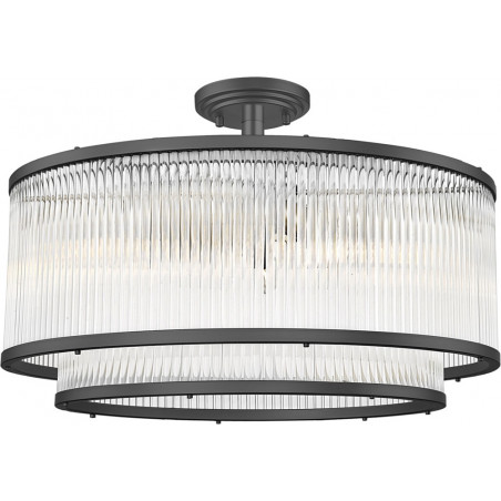 Plafon Hampton Sergio czarny ZumaLine | Lampa sufitowa