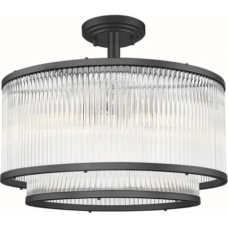 Plafon szklany Hampton Sergio | ZumaLine - 41,5cm