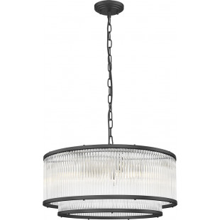 Lampa wisząca Hampton Sergio czarna ZumaLine | Oświetlenie