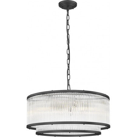Lampa wisząca Hampton Sergio czarna ZumaLine | Oświetlenie