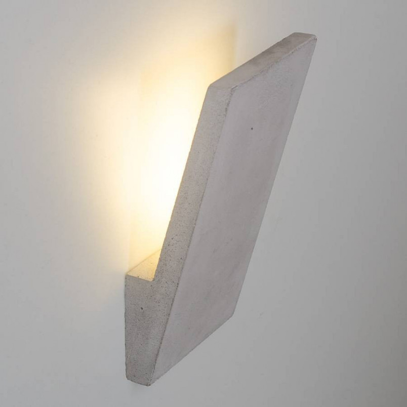 Kinkiet Loftowy Betonowy Irma LED Szary | LoftLight