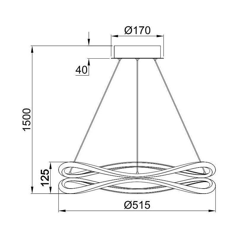 Lampa wisząca Harley LED czarna | ZumaLine - Nowoczesne oświetlenie