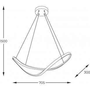 Lampa wisząca LED Erda - nowoczesny design | ZumaLine