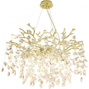 Lampa wisząca Cindy złota 80cm | Glamour i elegancja