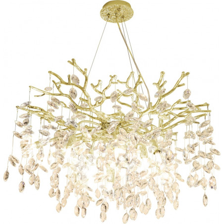 Lampa wisząca Cindy złota 80cm | Glamour i elegancja