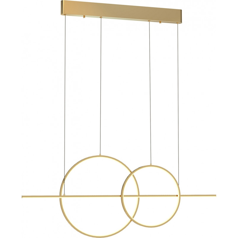 Lampa wisząca Cholet LED | Złota, nowoczesna | ZumaLine