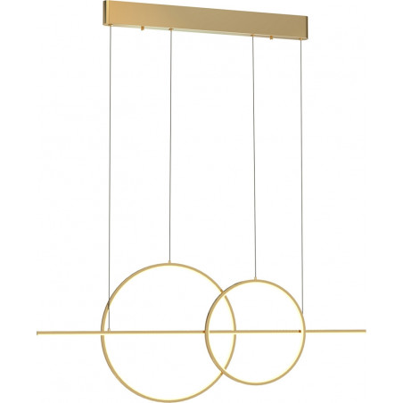 Lampa wisząca Cholet LED | Złota, nowoczesna | ZumaLine