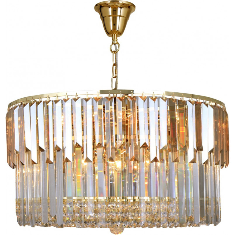 Żyrandol Kryształowy Złoty CAMILLE 60cm | ZumaLine