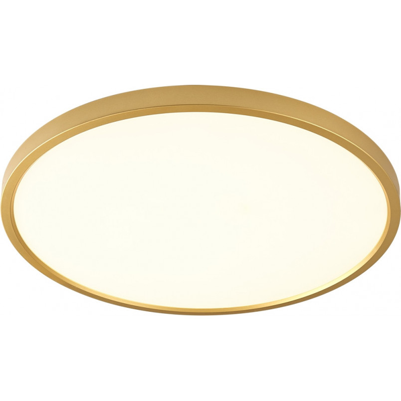 Plafon Okrągły Glamour Cami LED - ZumaLine | Biały/Złoty
