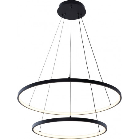 Lampa wisząca Breno LED czarna 60cm | ZumaLine - Nowoczesne oświetlenie