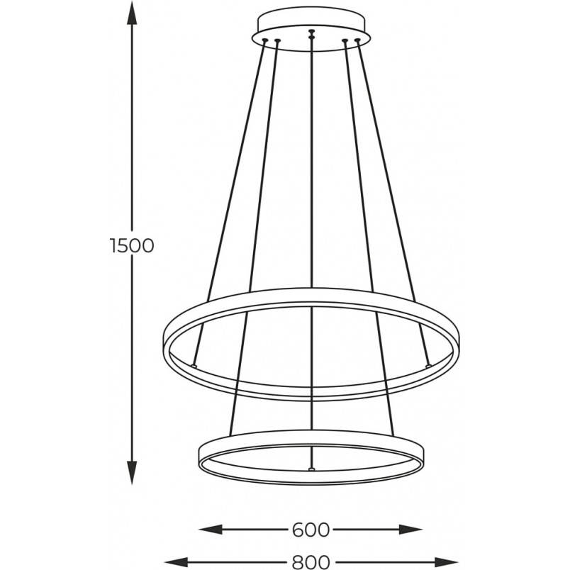 Lampa wisząca Breno LED złota | Zumaline - Nowoczesny design