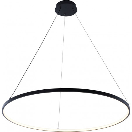 Lampa wisząca Breno LED 80cm czarna - ZumaLine | Nowoczesne oświetlenie