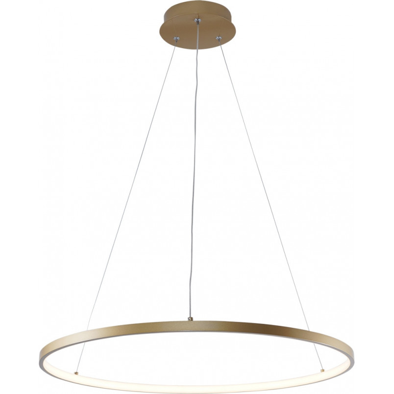 Lampa wisząca Breno LED złota 60cm - Nowoczesne oświetlenie ZumaLine