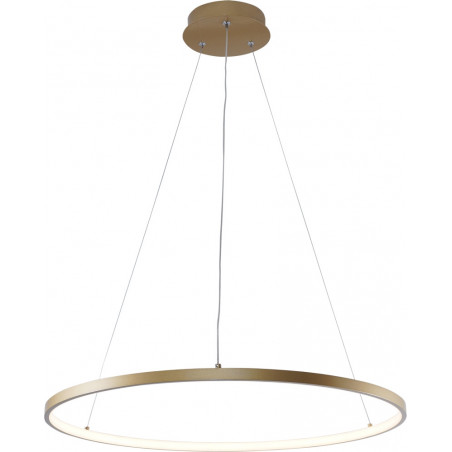 Lampa wisząca Breno LED złota 60cm - Nowoczesne oświetlenie ZumaLine