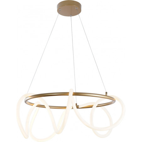 Lampa wisząca Balbo LED złota 60cm | ZumaLine - Nowoczesne oświetlenie