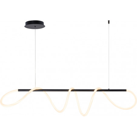 Lampa wisząca Balbo LED czarna 120cm | ZumaLine - Nowoczesne oświetlenie
