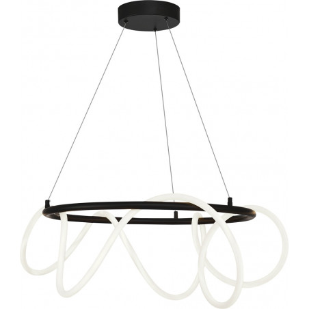 Lampa wisząca LED Balbo 60cm czarna | ZumaLine - Nowoczesne oświetlenie