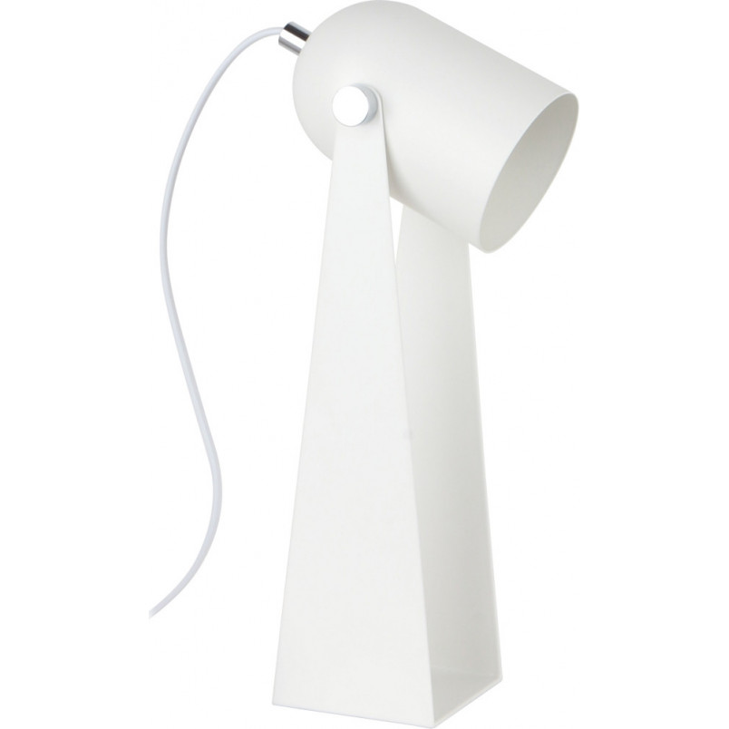 Lampa biurkowa Aries II biała - ZumaLine | Nowoczesne oświetlenie