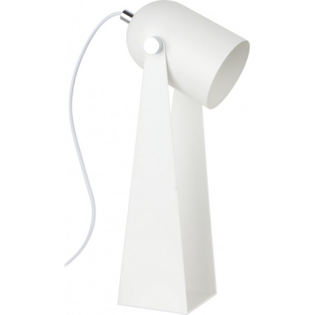 Lampa biurkowa Aries II biała - ZumaLine | Nowoczesne oświetlenie