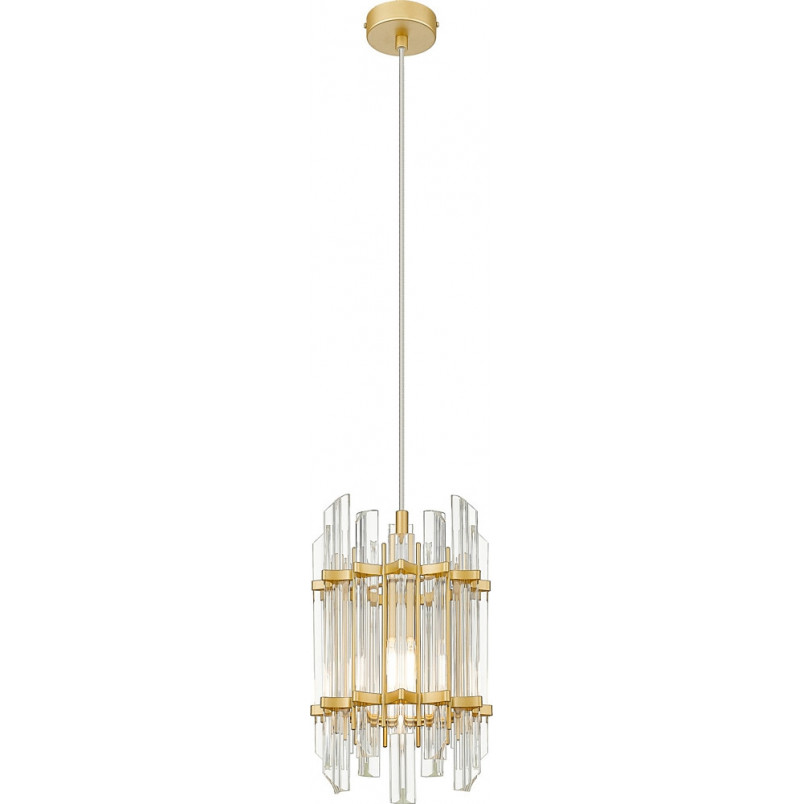 Lampa wisząca Hampton Alexandria | Złota, szklana - ZumaLine