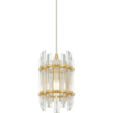 Lampa wisząca Hampton Alexandria | Złota, szklana - ZumaLine