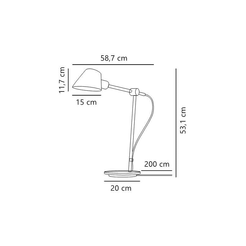 Lampa biurkowa Stay Long czarna | Design For The People