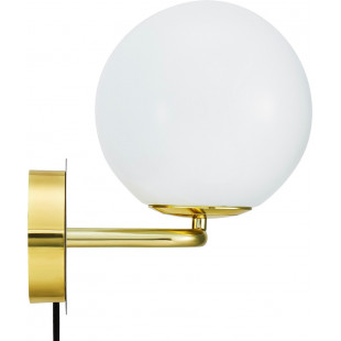 Kinkiet Glamour Shapes - Szkło Opal, Mosiądz | Design For The People