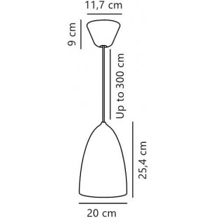 Lampa wisząca Nexus II czarna - Skandynawski Design