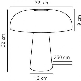 Lampa stołowa Glossy Opal | Design For The People - Elegancki design