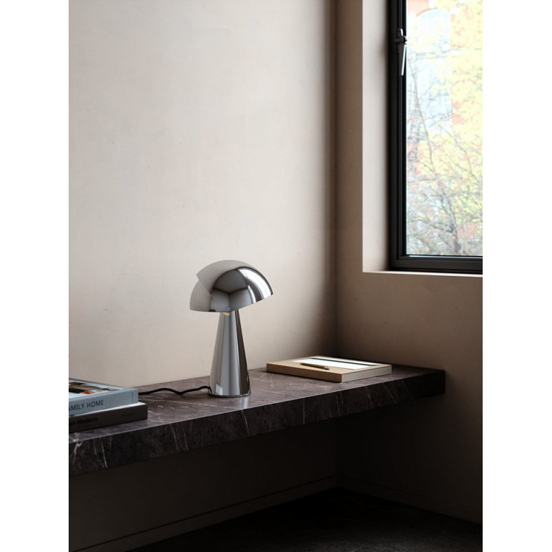 Lampa stołowa retro Align chromowana | Design For The People