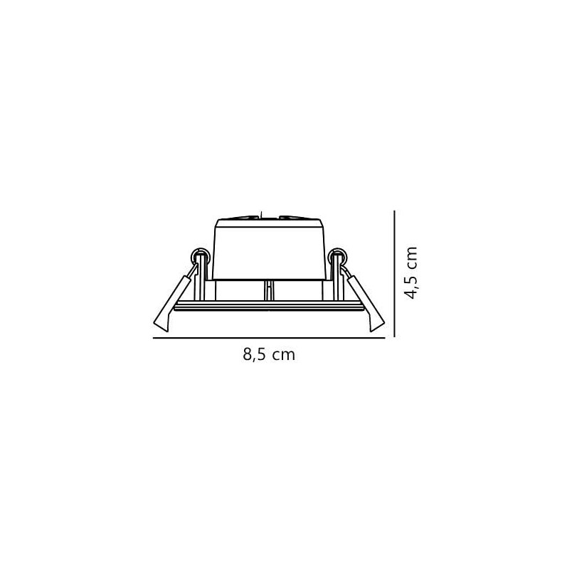 Lampa LED Siege Nordlux | Downlight IP65 | Sklep Oświetleniowy