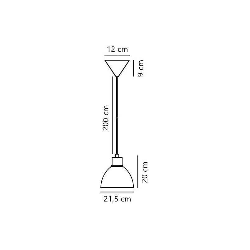Lampa wisząca loft Nordlux Pop | Czarna, E27 - Kup online