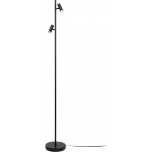 Lampa podłogowa 2 punktowa ze ściemniaczem Omari LED czarna Nordlux