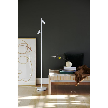 Lampa podłogowa LED biała Nordlux Omari - Ściemniacz