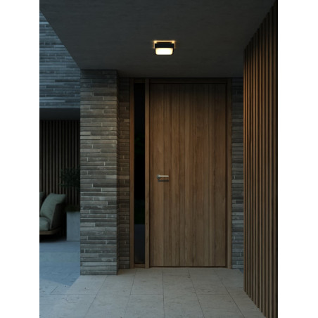 Kinkiet zewnętrzny Oliver Square czarny | Nordlux