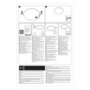 Plafon LED Nordlux Oja 60cm Czarny - Oświetlenie Minimalistyczne