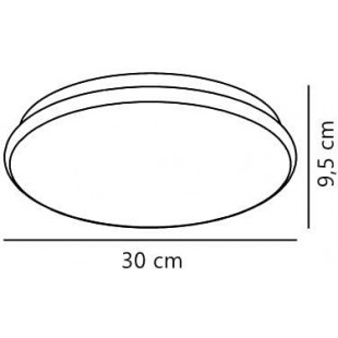 Plafon łazienkowy LED Montone | Nordlux - 30cm, Biały