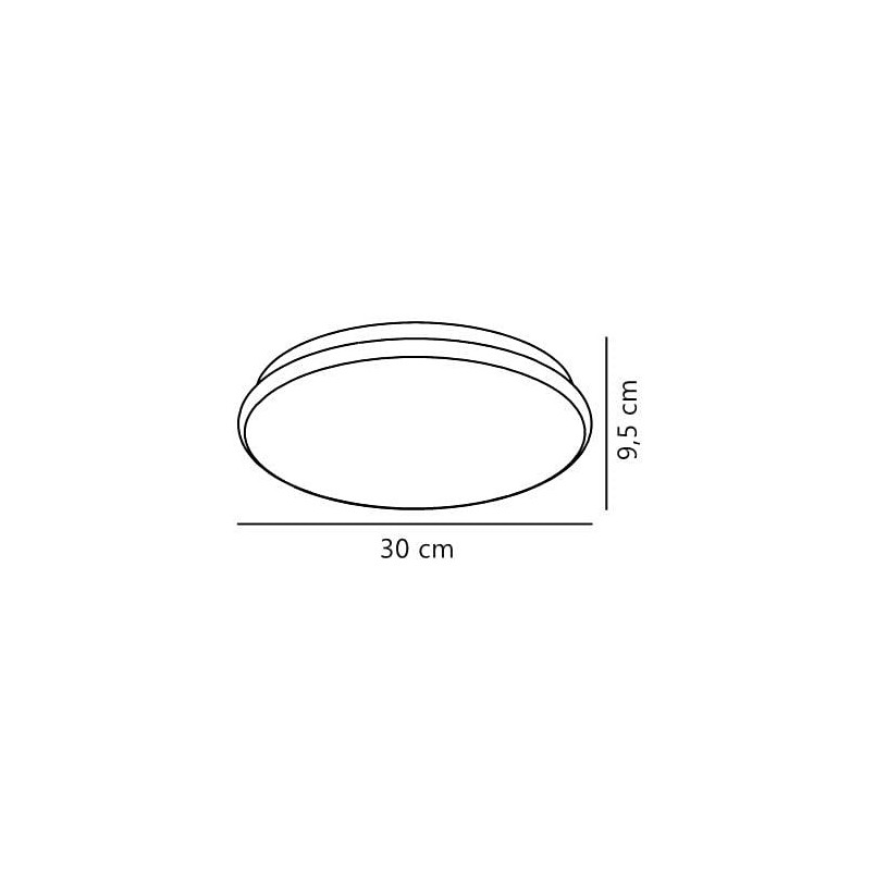 Plafon łazienkowy LED Montone | Nordlux - 30cm, Biały