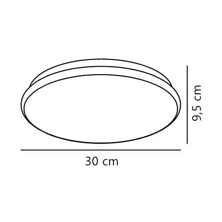 Plafon łazienkowy LED Montone | Nordlux - 30cm, Biały