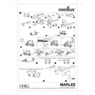 Kinkiet LED Marlee biały Nordlux - Oświetlenie łazienkowe