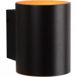 Kinkiet Lucide Xera Round czarny - Minimalizm i elegancja