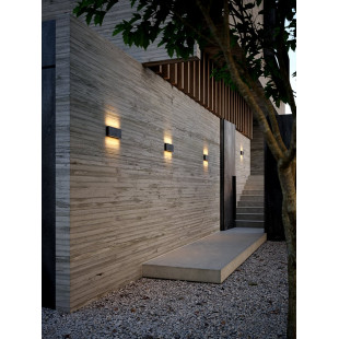 Kinkiet zewnętrzny Nordlux Kinver LED | Czarny | Sklep z lampami