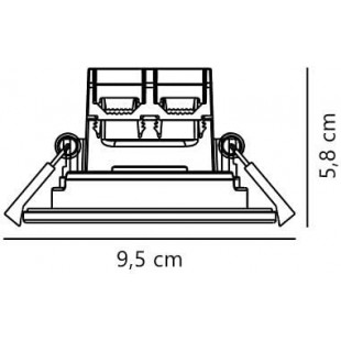 Lampa LED Nordlux Alec - Ściemniana, Czarna | Downlight