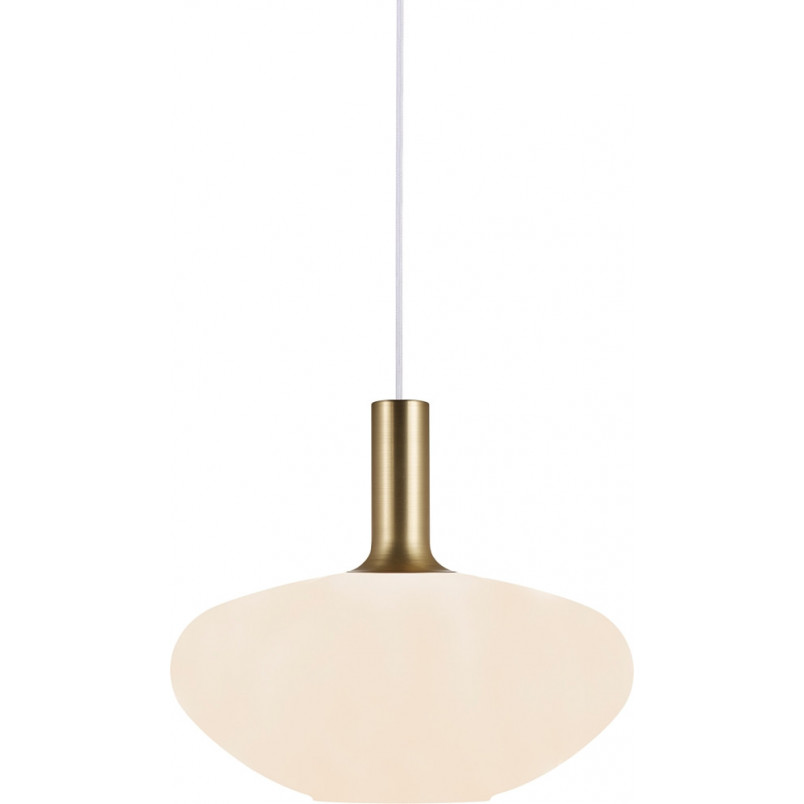 Lampa wisząca Alton Nordlux - Szklany klosz, mosiądz | Sklep z lampami