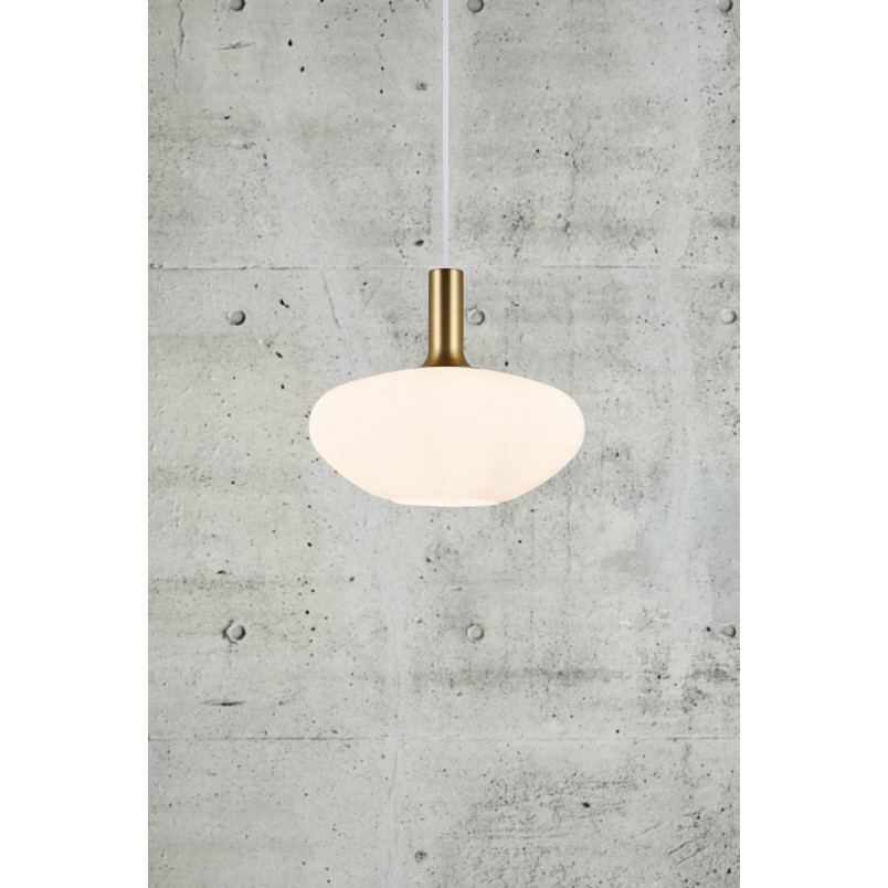 Lampa wisząca Alton Nordlux - Szklany klosz, mosiądz | Sklep z lampami