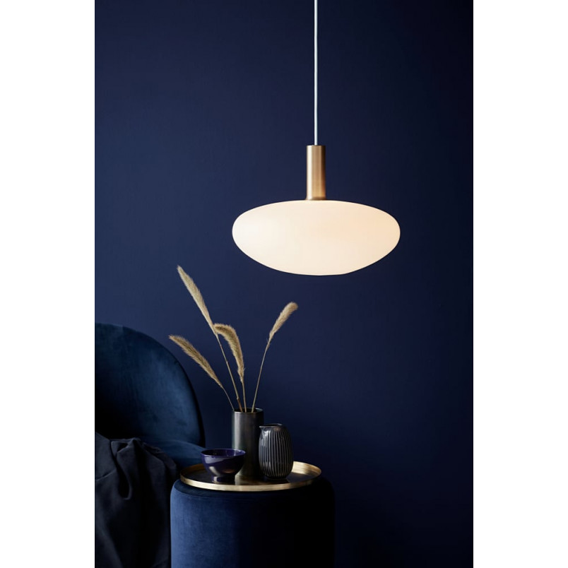 Lampa wisząca Alton Nordlux - Szklany klosz, mosiądz | Sklep z lampami