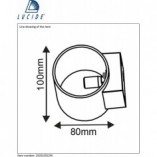 Kinkiet Lucide Xera Round czarny - Minimalizm i elegancja