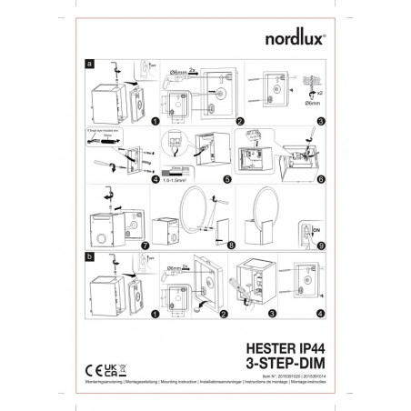 Kinkiet łazienkowy Nordlux Hester LED - Skandynawski design