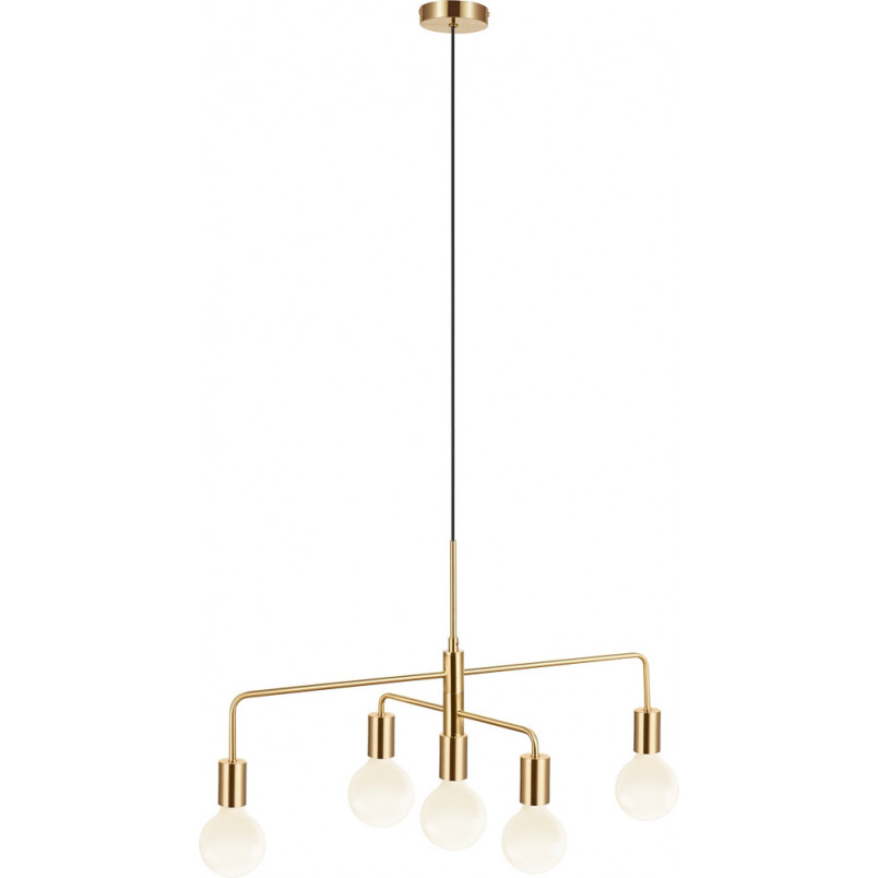 Lampa wisząca Gloom mosiężna Nordlux | 5 punktów, E27